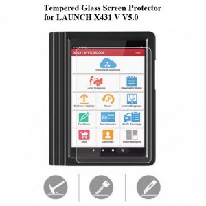 Tempered Glass Screen Protector For 8inch LAUNCH X431 V V5.0